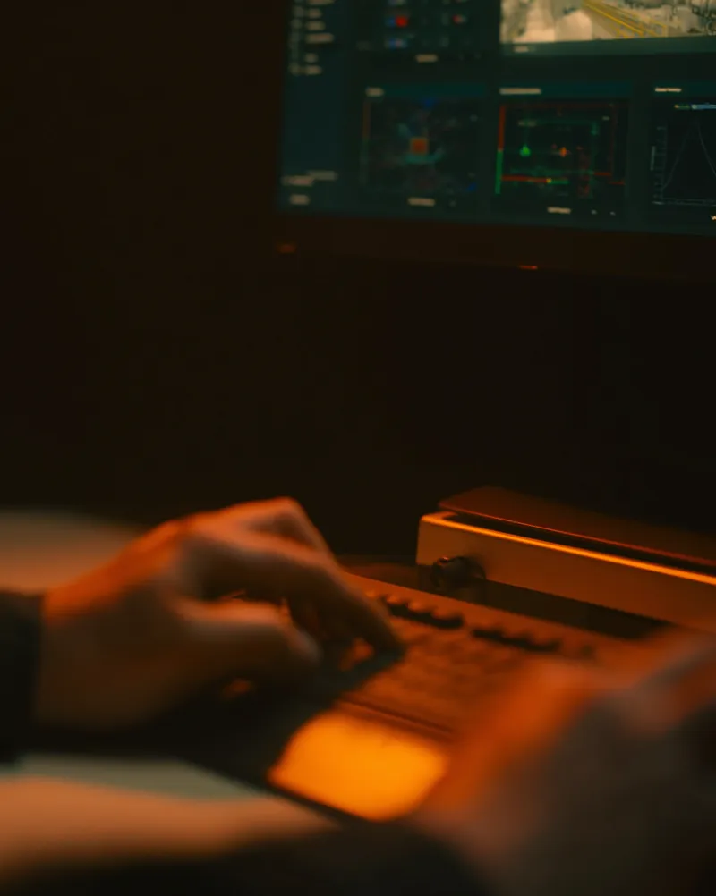 Engineer at work